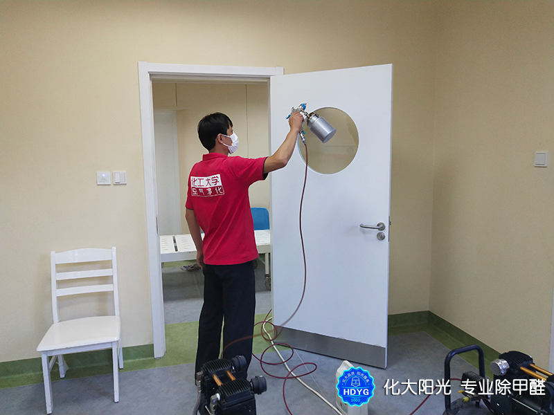 海淀区世纪坛医院儿科病房门窗除甲醛