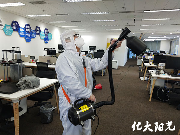 北京数美时代公司办公室消毒