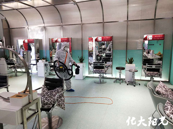 美发店消毒施工