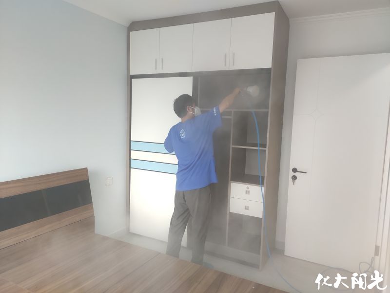 金隅观澜时代新装修住房除甲醛现场