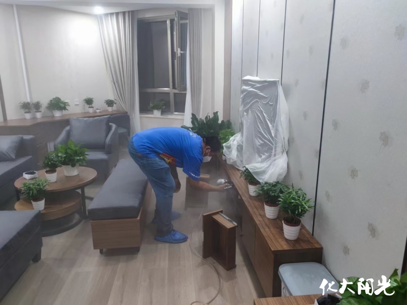 北舞附中甲醛治理现场