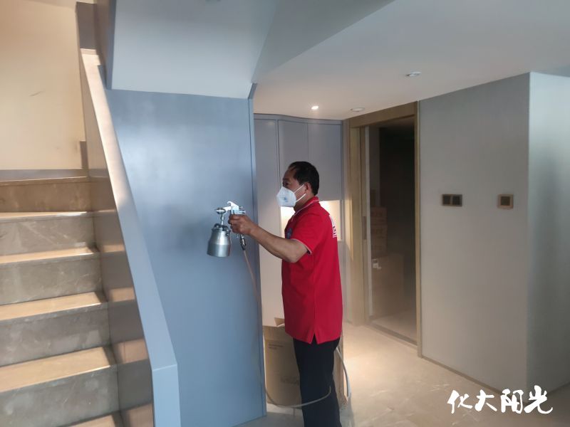 除甲醛施工现场