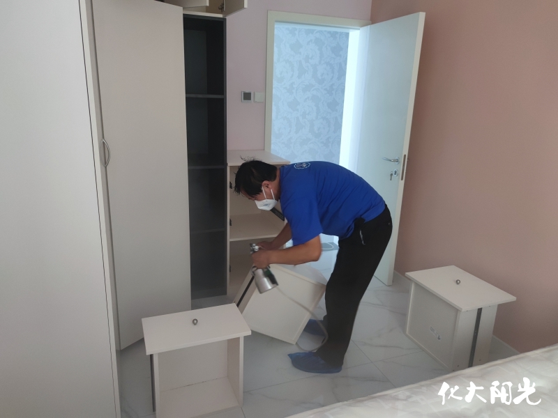 家庭装修除甲醛现场